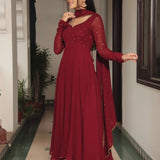 Faux Georgette anarkali dress