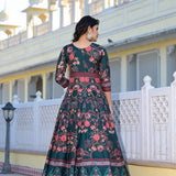 Stuning Dola Silk Anarkali Gown