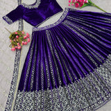 Wedding  Blue Lehenga Choli