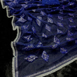 Heavy Butterfly Net Saree