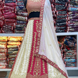 Faux Georgete Sequance Work Lehenga