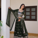 Wonderful Wedding Georgette Lehenga