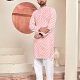 Traditional Chikan Work Men's Kurta