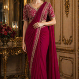 Aashvi Satin Silk Readymade Saree
