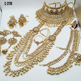 Bridal necklace accessories combo set