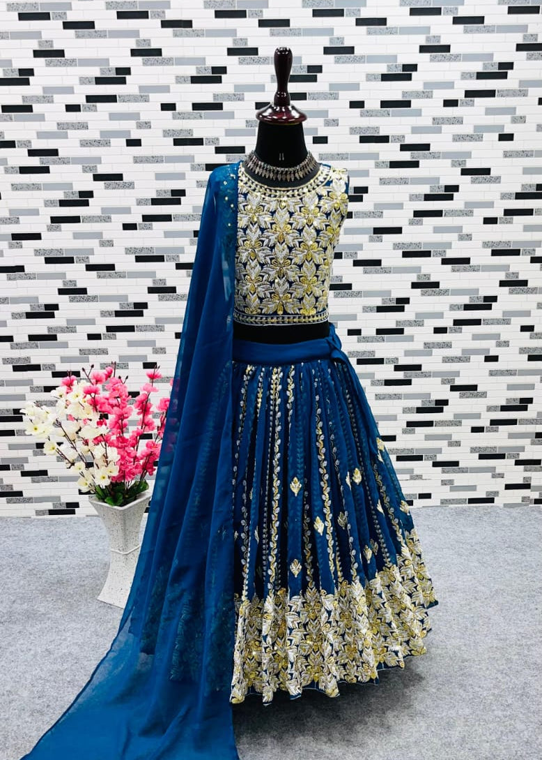 Designer Sequance Kids Lehenga Choli