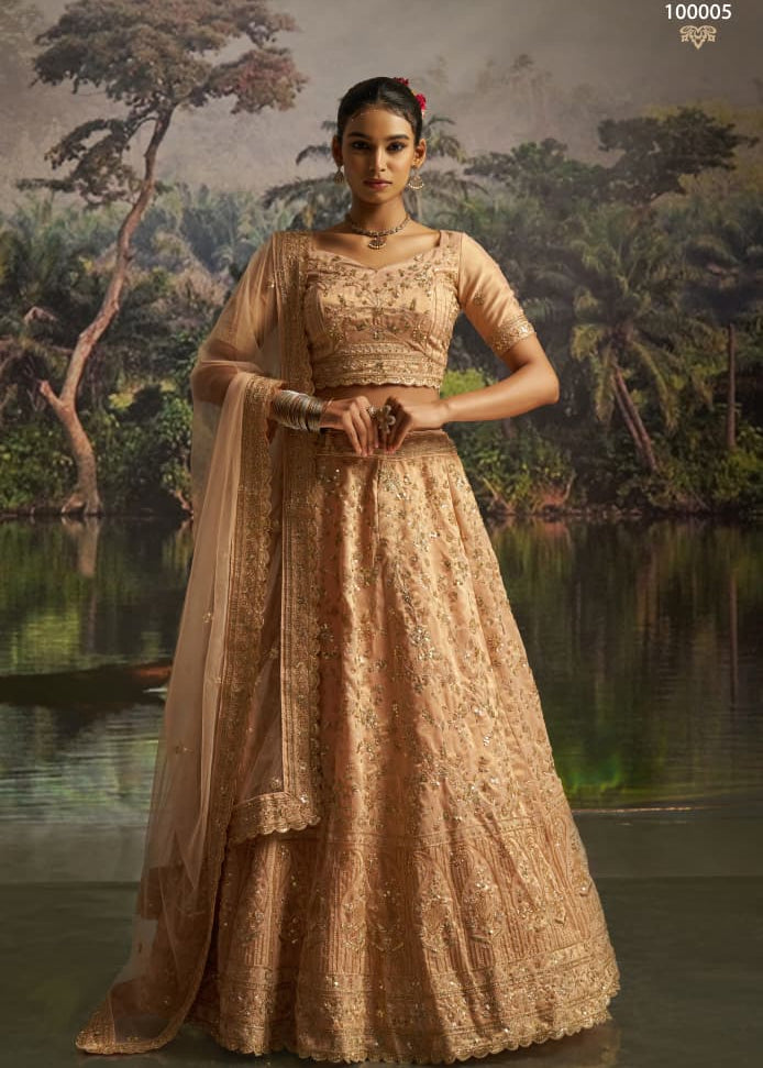 Grand Wedding Embroidered Lehenga Choli