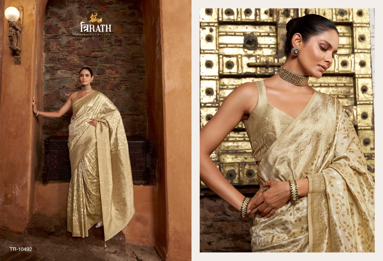 Crafted Light Weight Silk Saree