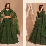 Bridal wedding anarkali lahenga