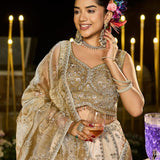 Premium Silk Bridal Embroidered Lehenga