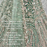 Rainbow Sequence Bridal Lehenga