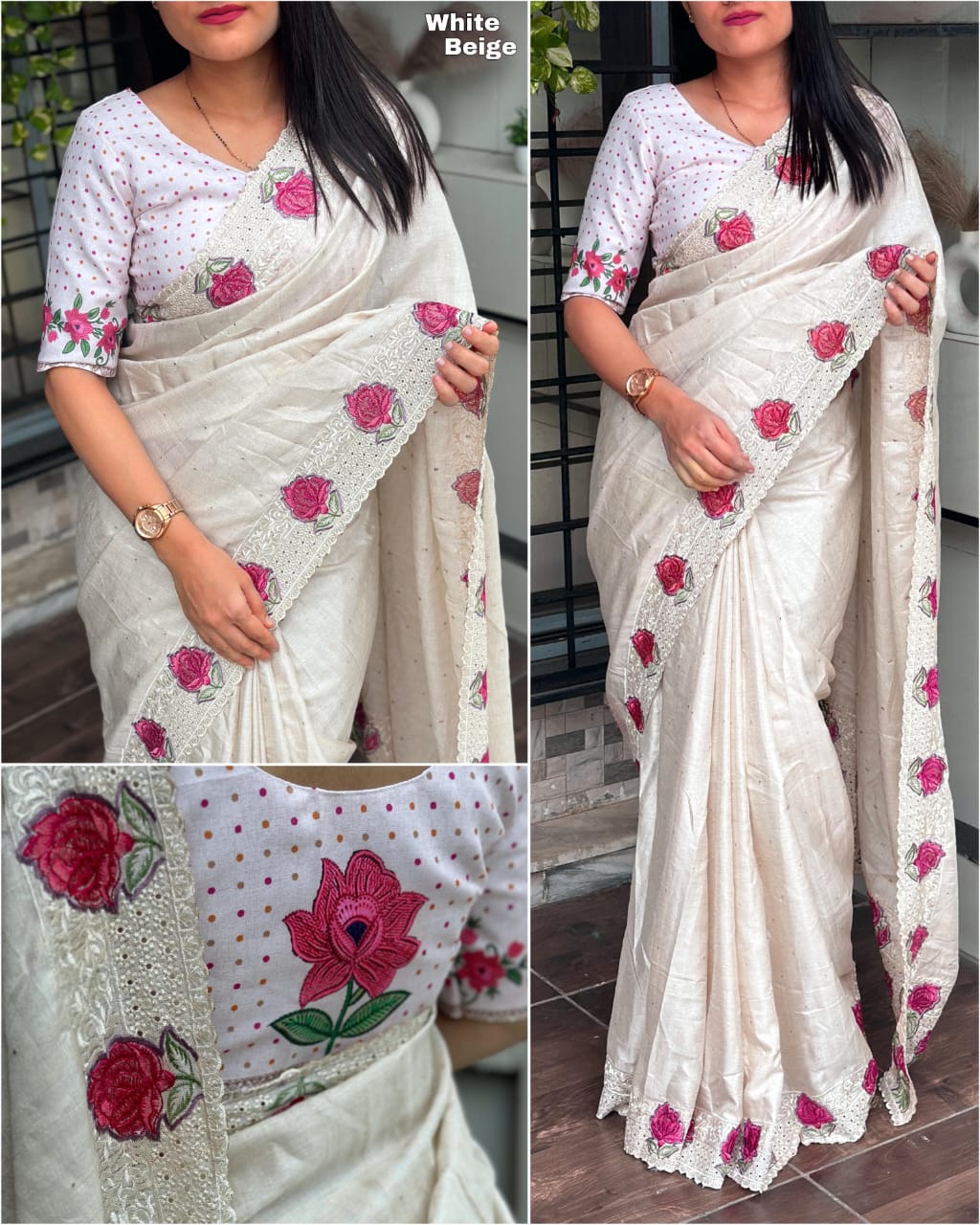 Elegant Tusser Cotton Saree Collection