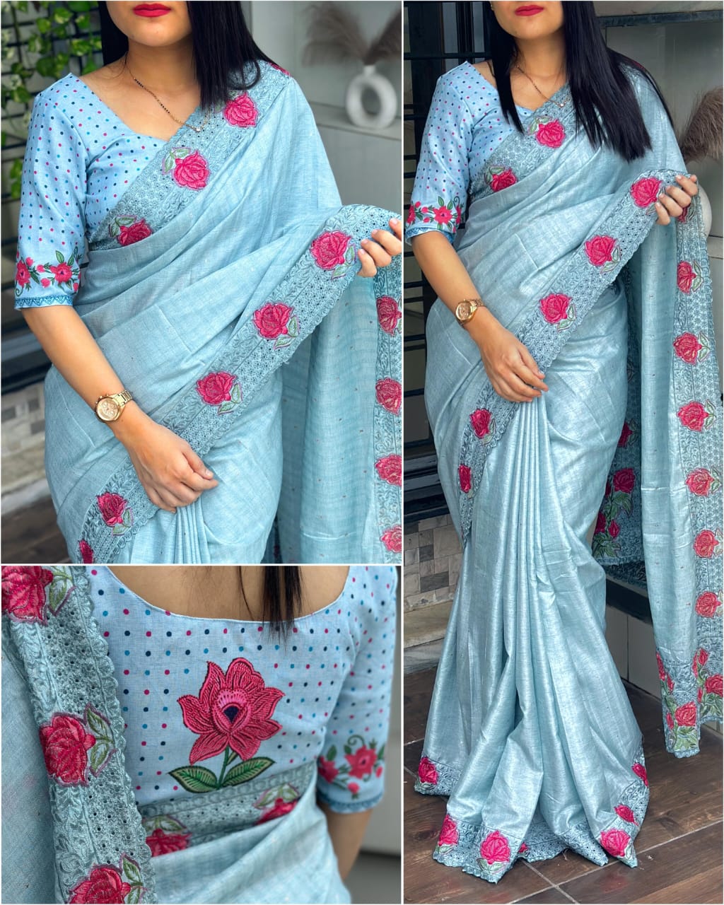 Elegant Tusser Cotton Saree Collection