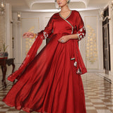 Shiny Wedding Special Anarkali Set