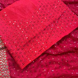 Bollywood Red Sequance  Saree