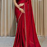 Beautyfull Chinon Silk Saree