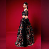 Black Bollywood Sequance Lehenga Choli