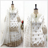 Pretty White Top Lehenga  Collection