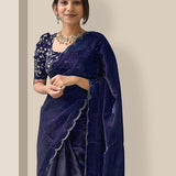 Beautyfull Jimmychoo Sequance Saree