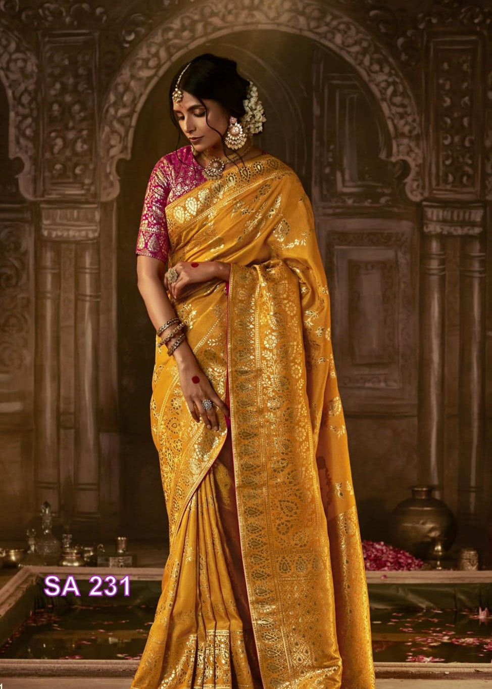 Premium Pure Dola Silk Saree