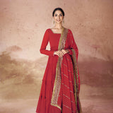 Extravagance Ruffle Anarkali Gown