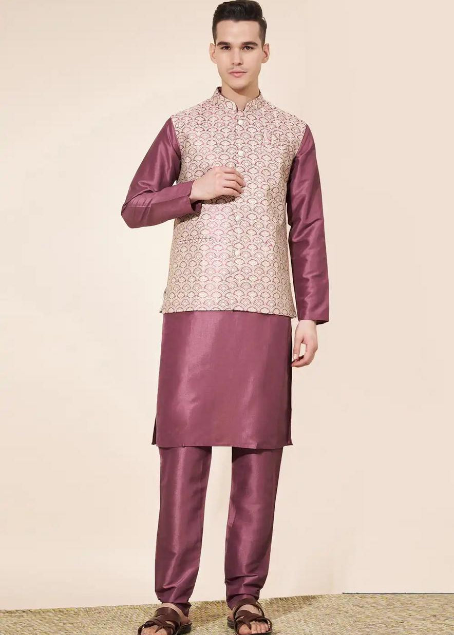 Wedding Modi Jacket kurta Pajama