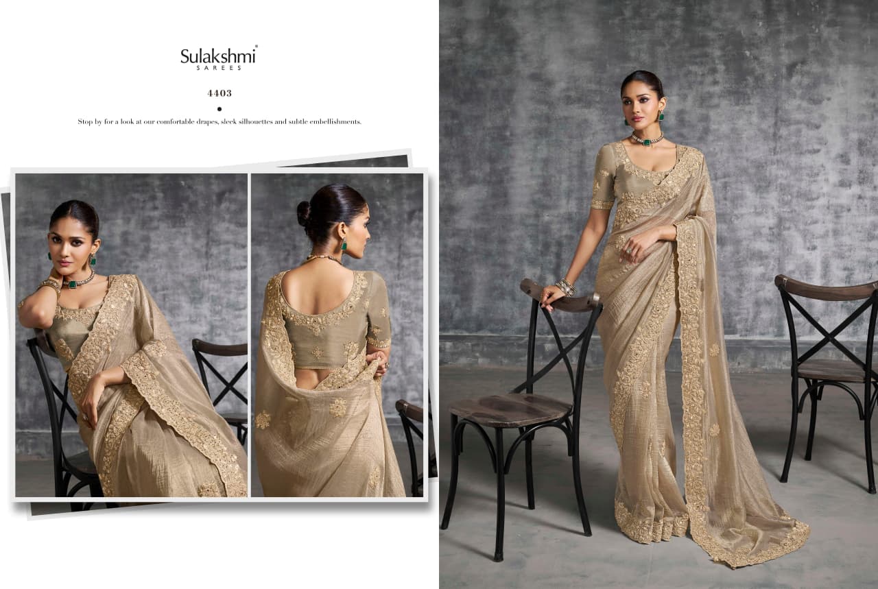 Kashira Exquisite Tissue Zari Saree
