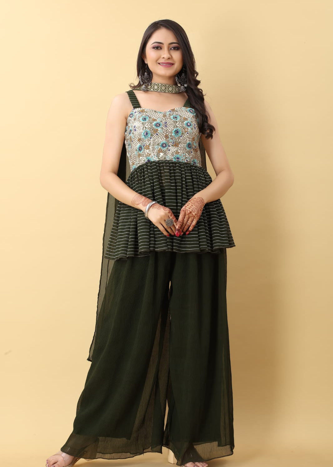 Olive Sharara Top Collection