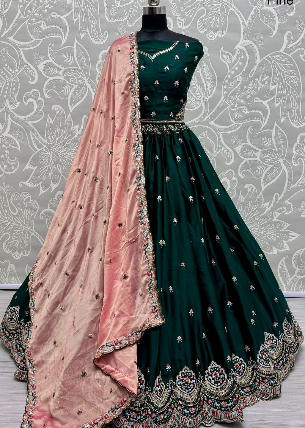 Premium Wedding Silk Lehenga Choli