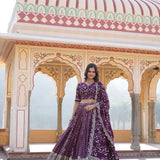 Pure Viscos Jacquard Lehenga