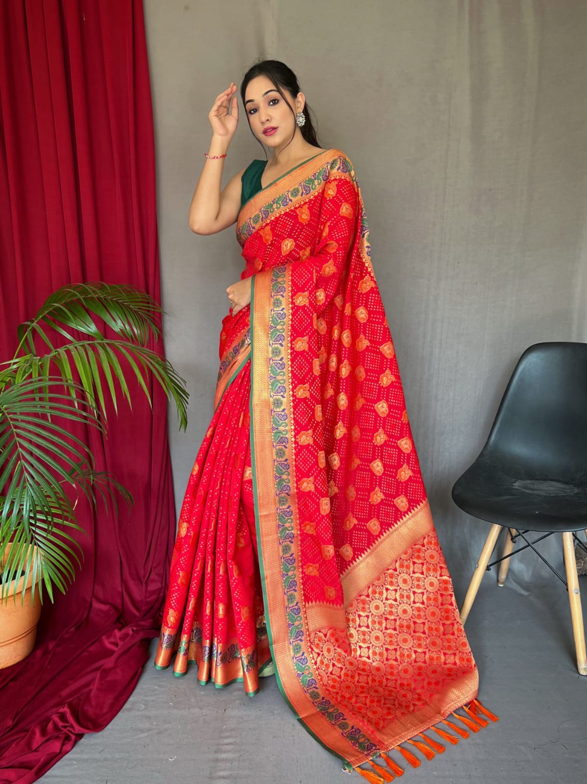 Ocaasional Patola Silk Saree