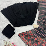 Stylish Fashion Black Anarkali  Suit