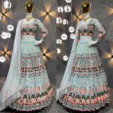 Fancy Pista Lehenga Choli