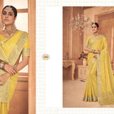 New launch linen tissue silk saree