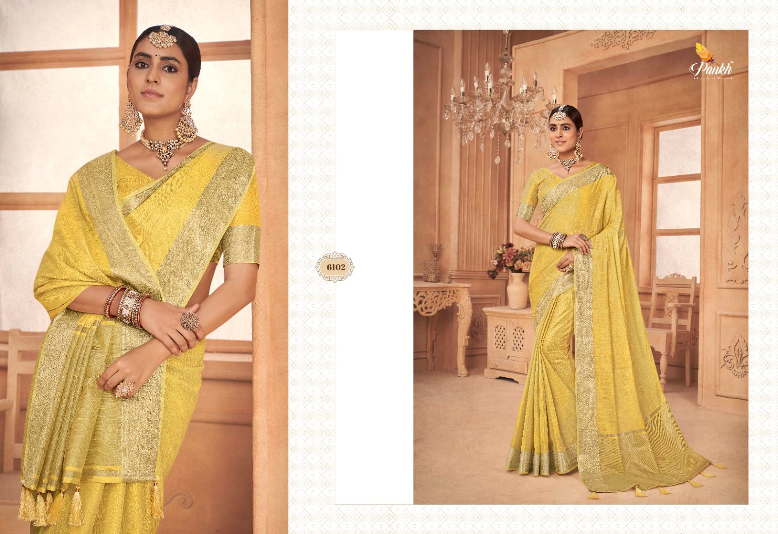 New launch linen tissue silk saree