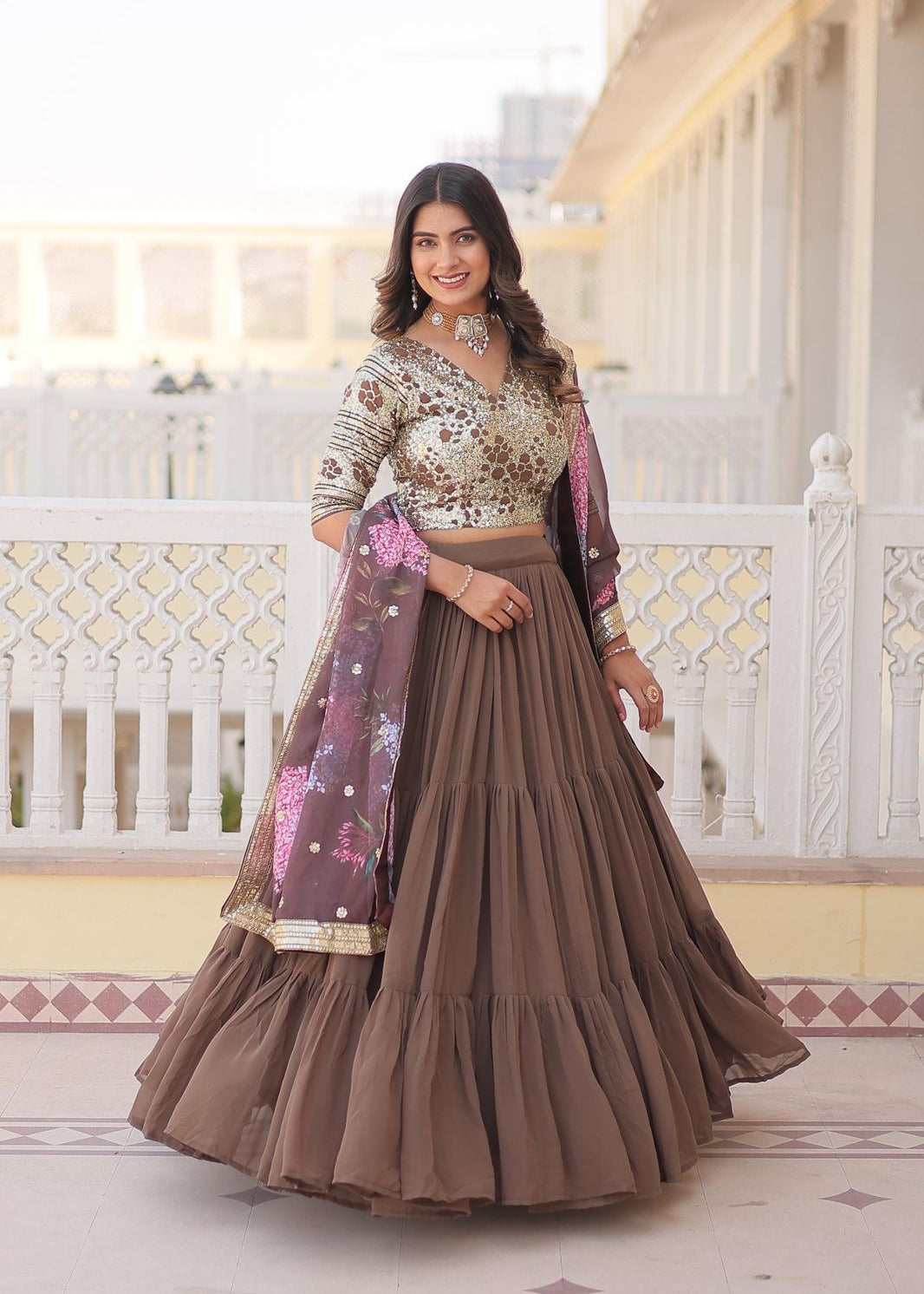 Beautifull Full Flaired Lehenga Choli