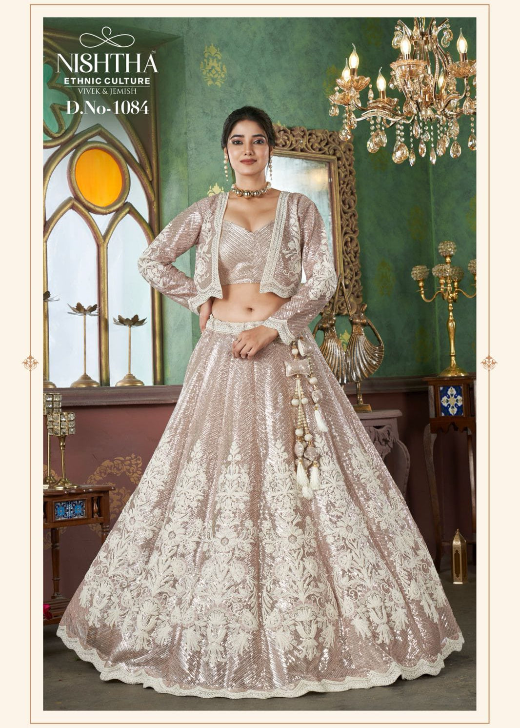 Elegance Bridal Embroidered Lehenga