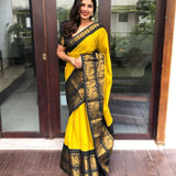 Beautiful Art Silk Jacquard Border Saree