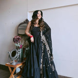 DESIGNER FANCY LONG 6LAYER RUFFLE GOWN