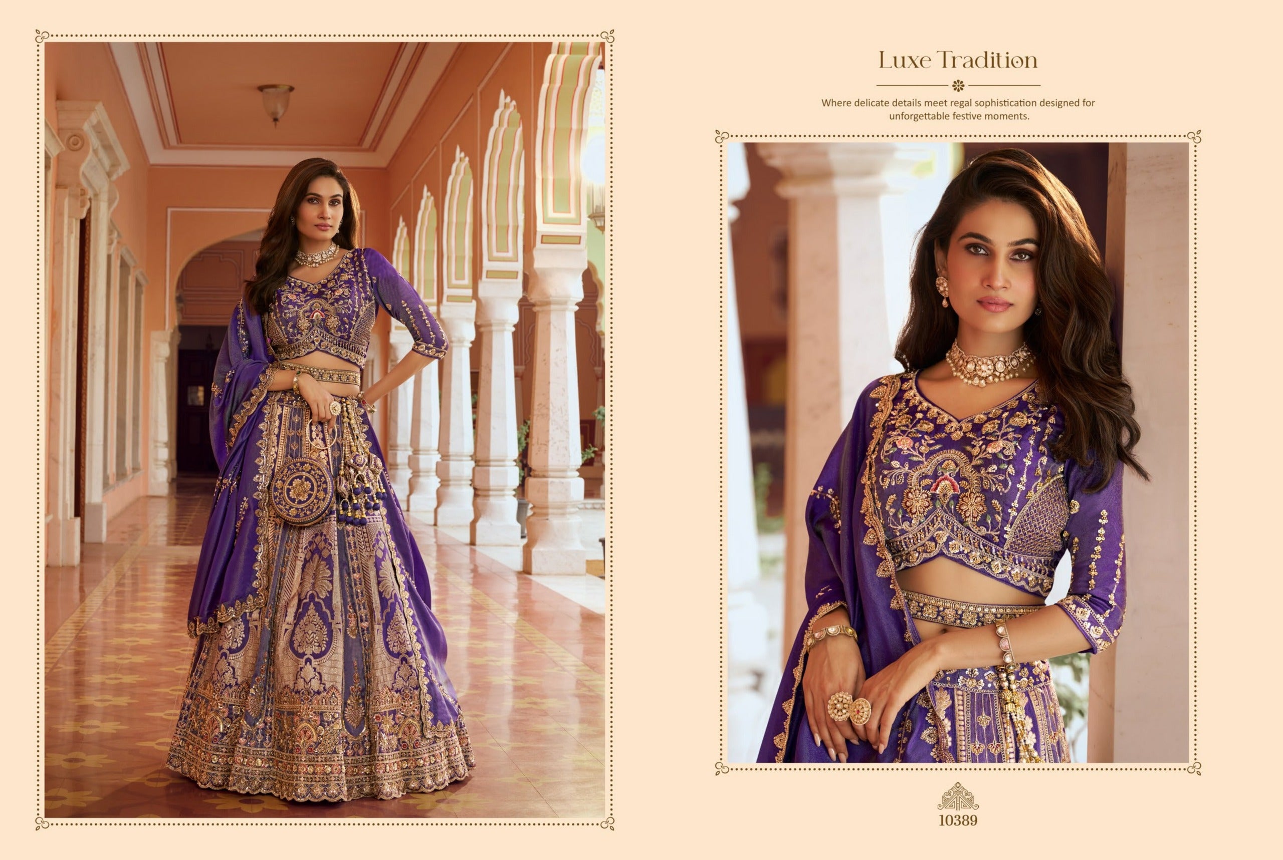 Elegant Premium Silk Wedding Lehenga
