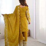 Sparkle Mustard Top Pant