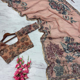 Bollywood Texture Georgette Saree