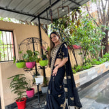 Presenting you most beautiful seqwance saree