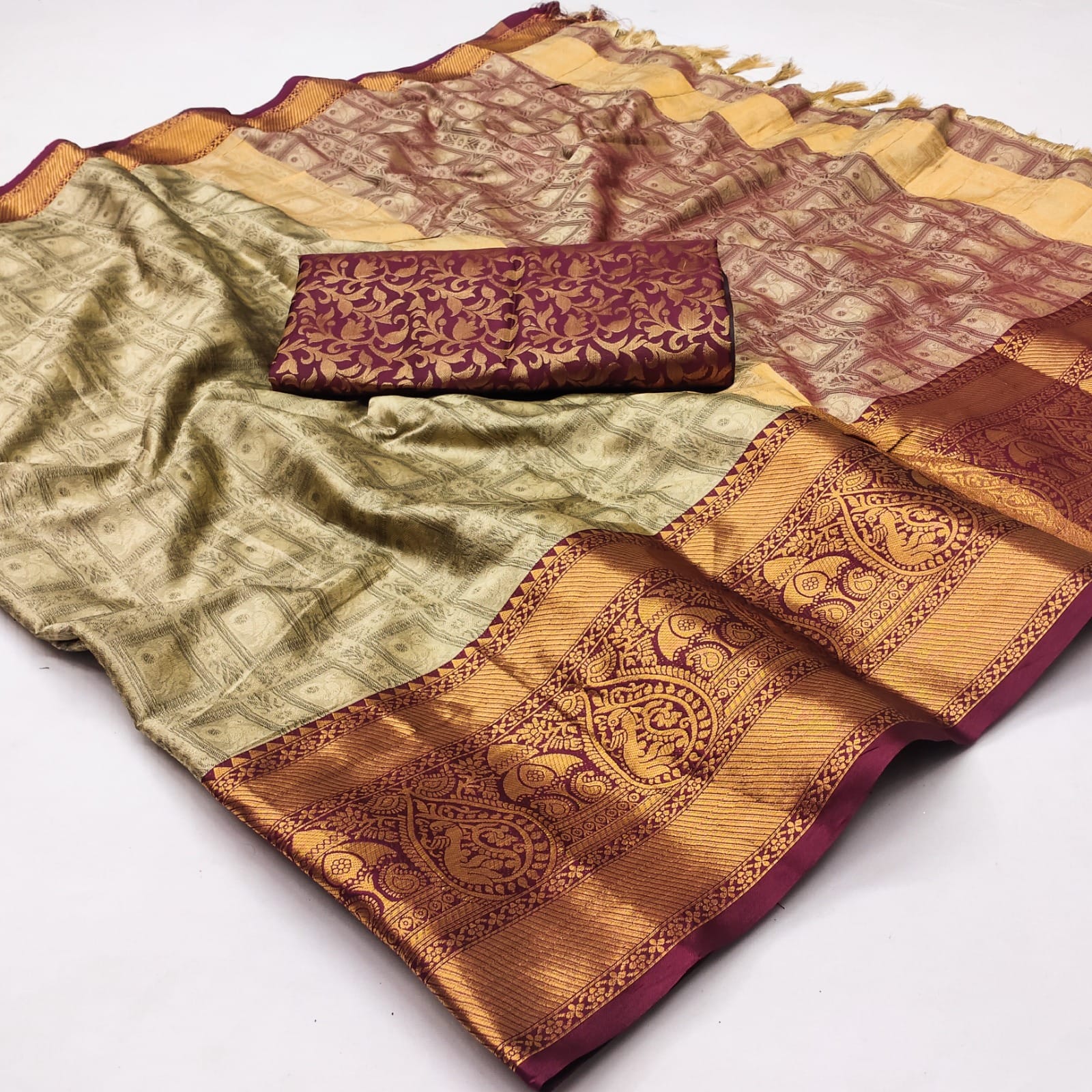 Heavy Rich Border Silk Saree