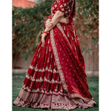 Attractive Party Wear Embroidered Georgette Lehenga choli