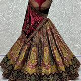 Premium Bridal Velevt Lehenga