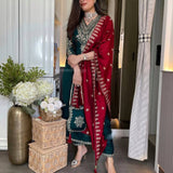 Designer Party Look Straight Suit