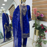 Premium Pakistani Velvet Suit Collection