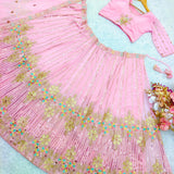 Pink Heavy Lehenga Choli Collection