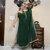 Stylish Green Kurti Pant Collection